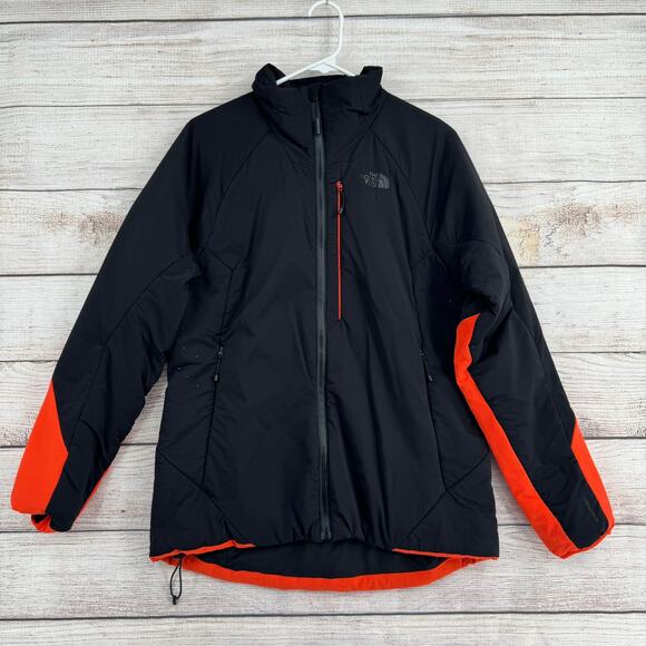 The North Face Ventrix Jacket Womens Large Black Orange Insulated Breathable - Picture 1 of 14